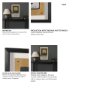 16025 - Ephemera Exhibition by The Vintage Collection Hand Embelished Text Framed Artwork Matted under Glass
