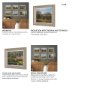 16108 - Country View(Set of 6) by Mercana Studio Hand-Embellished Textured Framed Artwork Matted under Glass