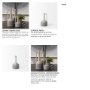 30950 - Burton 10.2H Small Two Tone Gray Ceramic Jug Vase