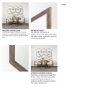 37261 - Chevren 26 x 22 Medium Brown Wood Frame Mirror