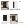 50361 - Poppy II 73.8" H Black Metal With Glass Door Display Cabinet 