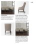 50388 - Kensington High-Back Dining Side Chair | Beige Fabric w/ Wood