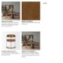 50413V - Hollyfield Curved Back Dining Side Chair | Brown Leather w/ Gold Iron