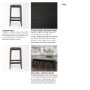 50508 - Nell 30" Seat Height Black Metal Seat & Foot Rest With Brown Wood Legs Stool
