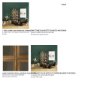 50525 - Pandora I 74" H Brown Wood and Metal Glass Door Display Cabinet 