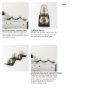 53060 - Lux Copper Metal Five Hurricane Glass Holder Table Candle Holder 