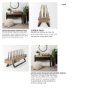 53085 - Benk Wood and Black Metal Five Cup Candle Holder 