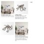 57388 - Strafford Medium 13L x 7W Silver Resin Octopus
