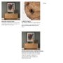 57541 - Incana 20L x 4W Natural Brown Reclaimed Wood Wheel Object