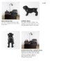 57799 - Hugo 5L x 13W Black Resin Bulldog