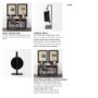 63025 - Taxz Metallic Brown Metal Hanging Table Clock