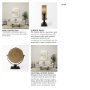 63102 - Houston Gold Metal Half Moon Base Table Clock
