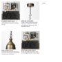 65131 - Tahla 14x 14.5 Gold Toned Metal Cage Pendant Light 