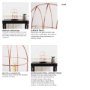 65289 - Sutton (19.3"H) Rose-Gold Metal Cylindrical Cage Three Bulb Table Lamp 
