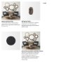 67046 - Sprocket 17" Round Brown Wood Frame Mirror
