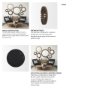 67047 - Sprocket 26" Round Brown Wood Frame Mirror
