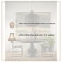 67119-AB - Crossman 60" Round Pedestal Dining Table | Modern | Dark Brown/Gray Wood | Seats 6
