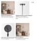 67140 - Anna (26"x14") Hanging Gun-Metal w/ Clear Glass Rods Six Bulb Chandelier 