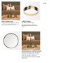 67242 - Serkis 15L x 15W Gold Metal Mirrored Base Round Tray 