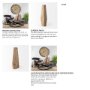 67245 - Allen I Large Natural Wooden Base Oval Vase