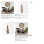 67246 - Allen II Small Natural Wooden Base Oval Vase