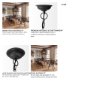 67308 - Camila (40"x31") Black Metal Mesh-Style Four Bulb Chandelier 