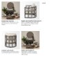 67514 - Skylar I Cream Fabric Covered Cushioned Demi-Lune Wooden Frame Accent Chair 