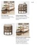 67515 - Skylar II Tan Fabric Covered Cushioned Demi-Lune Wooden Frame Accent Chair 