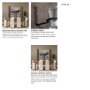 67525-AB - Burlington 66"H Brown Reclaimed Wood 10 Metal Ring Wall Candle Holder