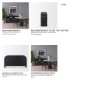 67532 - Gehry I 62.3x16.5 Black Metal Frame w/Wood Accent 4 Cabinet Door Two Drawer Sideboard