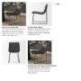 67605 - Thornton Solid Back Dining Side Chair | Faux Leather w/ Iron