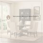 67626 - Barrett 54"L x 54"W Pedestal Dining Table | Modern | Brown Wood | Seats 4