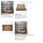 67701 - Benson Set of 2 Brown Wood Black Metal Trays 