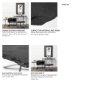 67802-AB - Pinera 37"x33" Black Slate With Iron Base Coffee Table