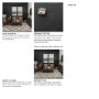 67803-AB - Pinera II 19L x 19W Black Slate Top W/ Triangular Iron Base Accent Table 