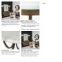 67805 - Reinhardt II 20" Round Glass Top Metal and Marble Detail End/Side Table