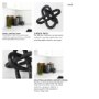 67815 - Wilhelm I (Small) 7L x 7W Black Metal Link Decor Object