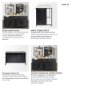 67839-AB - Fieri Solid Iron Black Body White Marble Top Four Drawer Kitchen Island