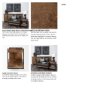 67841 - Maddox 30L x 18W x 22H Medium Brown Wood w/ Black Metal U-shaped End/Side Table
