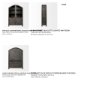 67846 - Barrett 48.5L X 17.25W X 73H Gray Solid Wood Display Cabinet 