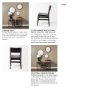 67847 - Nell Open Back Dining Side Chair | Black Iron w/ Brown Wooden