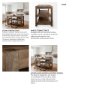 67850 - Emeril Brown Solid Wood Two-Tier Smooth Counter Top Kitchen Island 