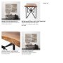 67854-AB - Papillion III 66x18 Natural Solid Wood and Iron Dining Bench 