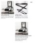67880 - Omega III Large Black Metal Stacked Ring Table Candle Holder 