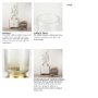 67946 - Adriatic I Small Brushed Gold Metal Glass Vase