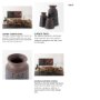 68014 - Sefina II Medium Brown/Black Patterned Ceramic Vase
