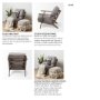 68185 - Olympus II Flint Gray Fabric Covered Wooden Frame Accent Chair