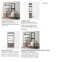 68203-AB - Braxton II Light Brown Wood and Iron Three Shelf Shelving Unit 41.5L x 18.5W x 9