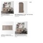68204 - Braxton III 81.5x18.5 Natural Brown Solid Wood 3 Drawer 6 Door Sideboard