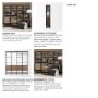 68206-ABC - Darius 82L x 16.5W x 90H Medium Brown Wood and Metal Multi-Shelf Shelving Unit